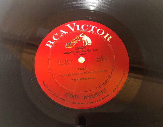 Van Cliburn - Beethoven & Mozart Sonatas - 1966 RCA Red Seal Vinyl