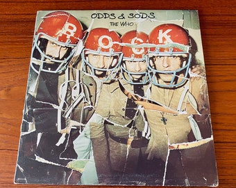 The Who - Odds & Sods w/ lyric sheet and poster - "Long Live Rock" - Track 1974 - Vintage Vinyl LP Record Album