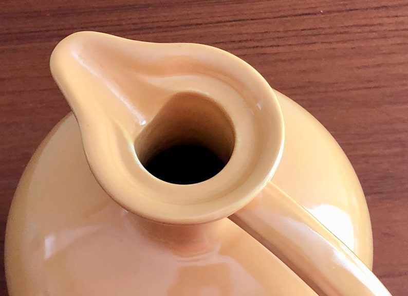 Rare Fiesta Ware Original Yellow Glaze Carafe/jug Etsy