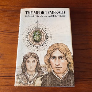 The Medici Emerald Martin Woodhouse & Robert Ross First American Edition E.P. Dutton 1976 Alternate History Vintage Hardcover Book image 1