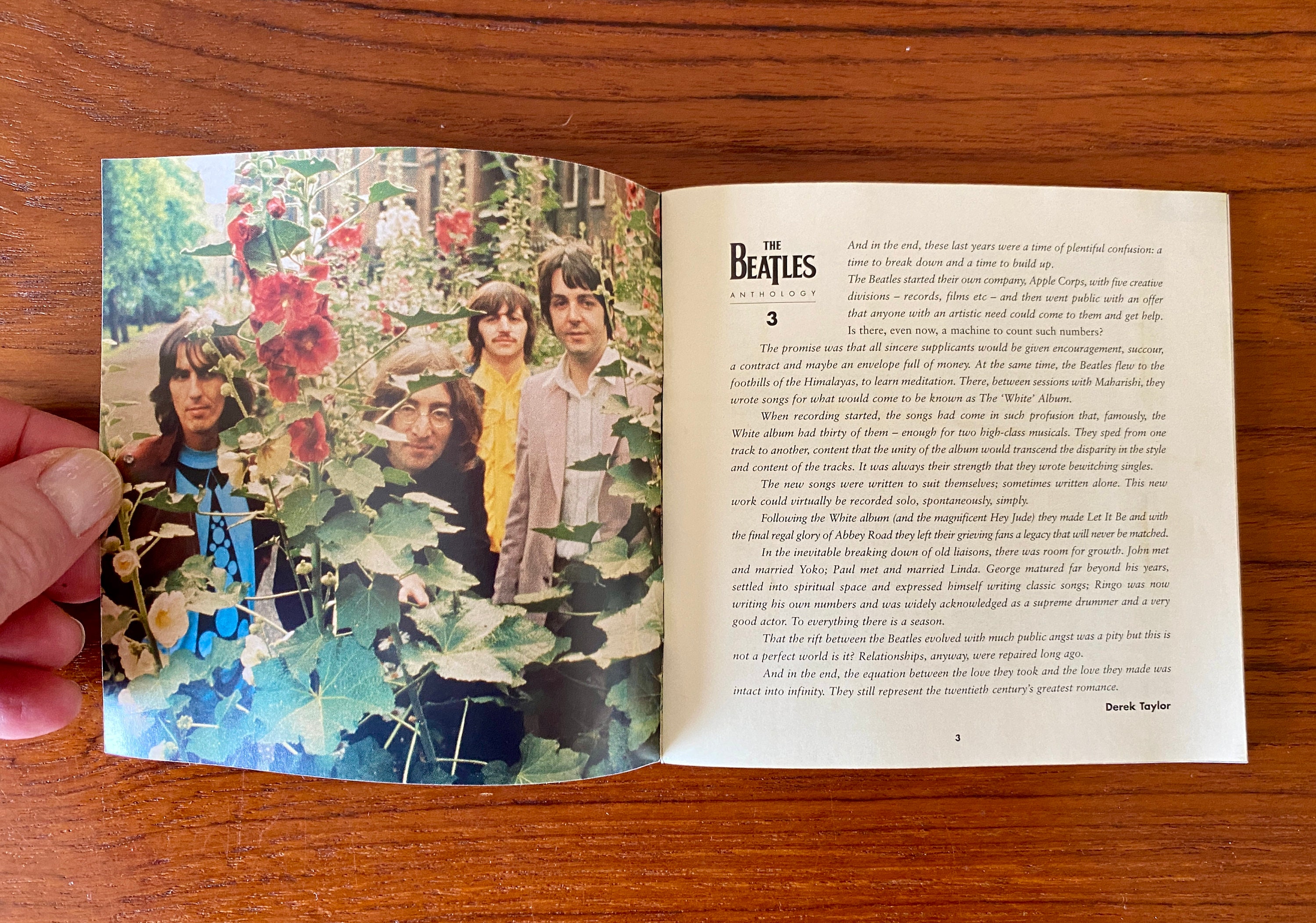 The Beatles Anthology 3: Double CD & Booklet - Apple/capitol 1996