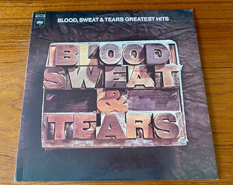 Blood, Sweat & Tears Greatest Hits - "Spinning Wheel" - Columbia 1980 RE - Vintage Vinyl LP Record Album