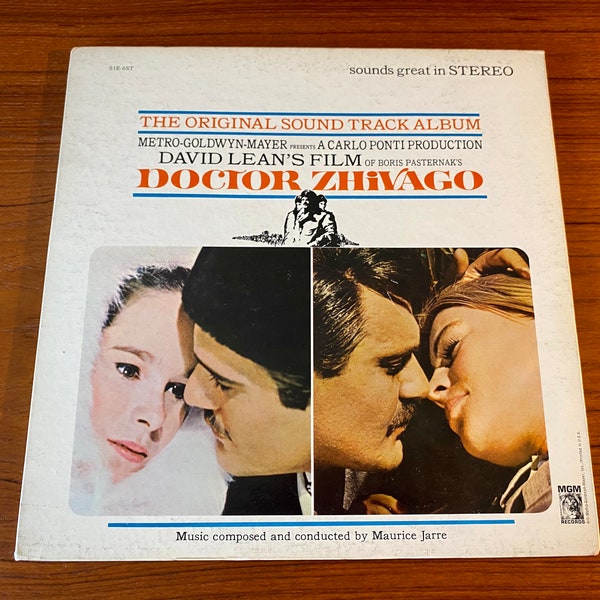 Doctor Zhivago - Original Soundtrack w/ Booklet - "Lara's Theme" - Original MGM Stereo 1967 - Vintage Gatefold Vinyl LP Record Album