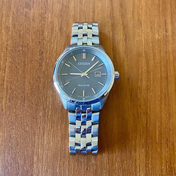 Citizen Men's Eco-drive Stainless Steel Watch With Sapphire