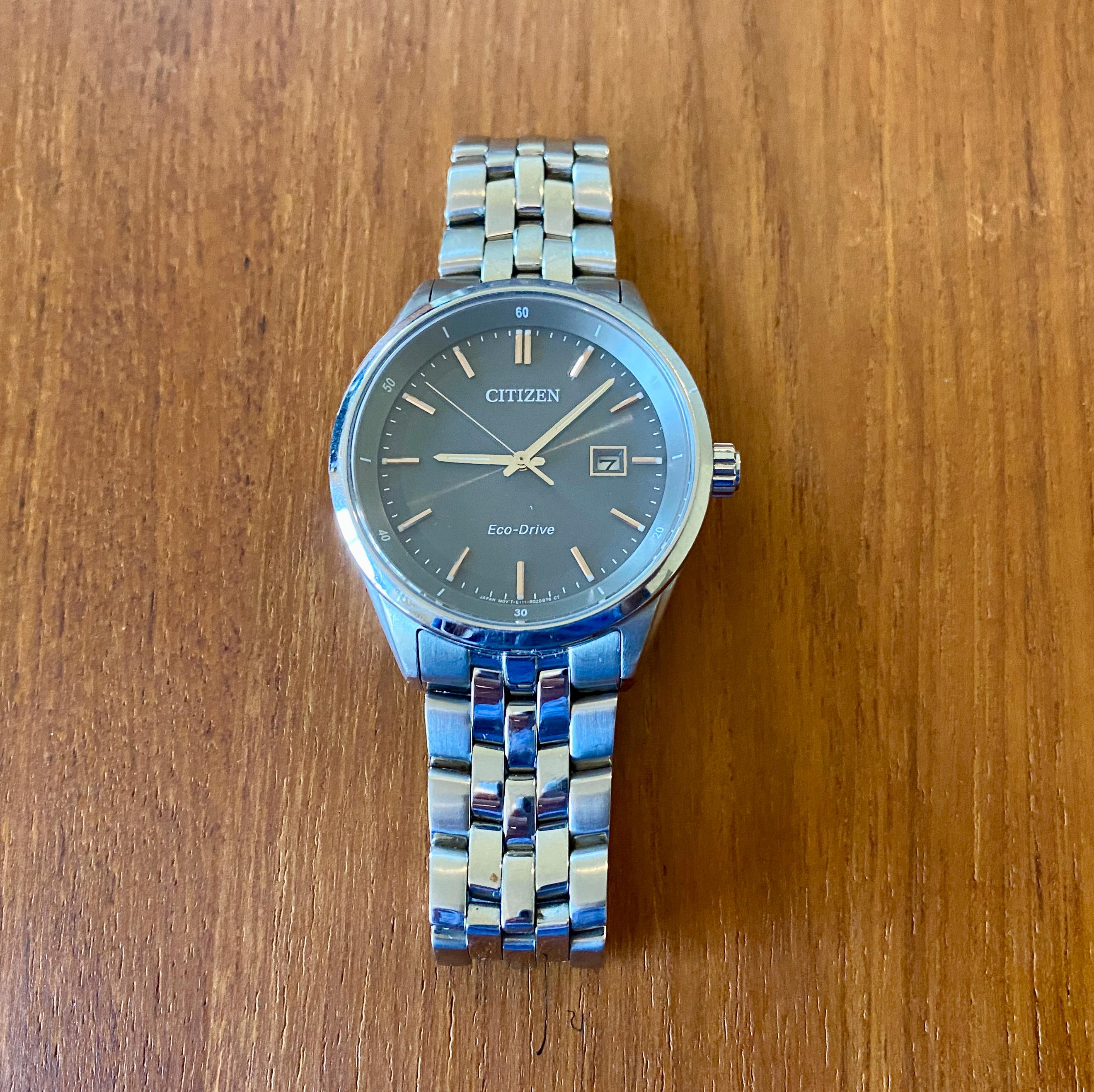Citizen Men's Eco-drive Stainless Steel Watch With Sapphire