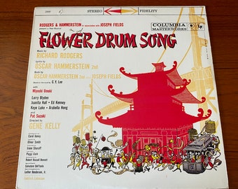 Flower Drum Song - Rodgers & Hammerstein - Stage and Screen - Columbia Masterworks RE - Vintage Vinyl LP Record Album