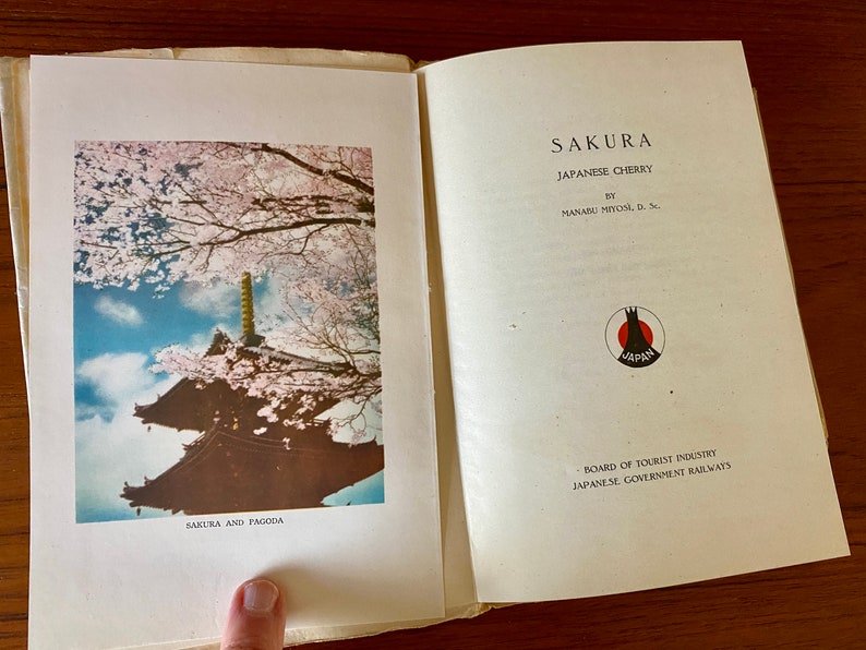 Japanese Industrial Arts Tourist Library 3 Sakura Japanese Cherry 1941 3rd Edition Antique Japanese Railway Booklet WWII image 6