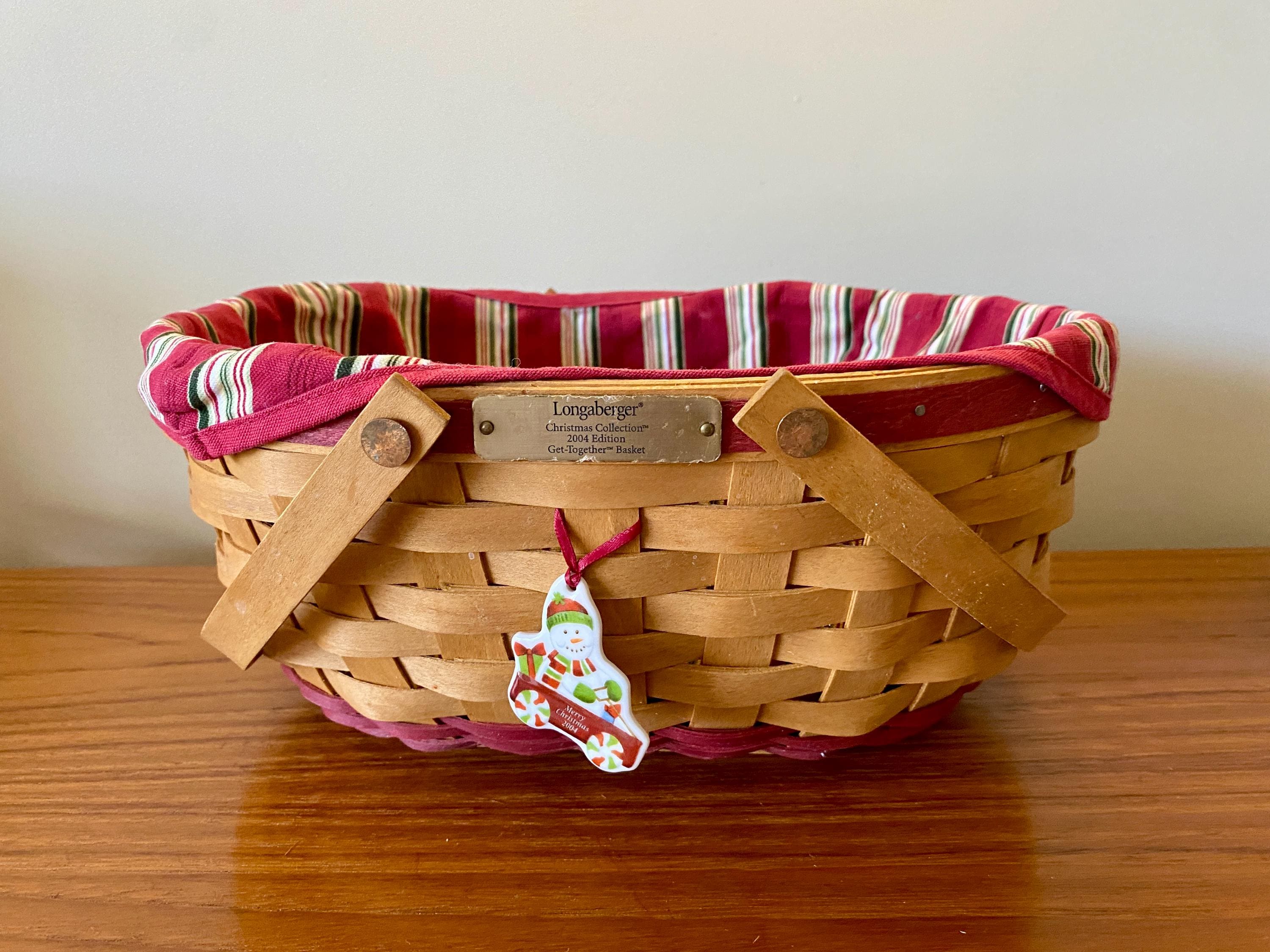 Longaberger Snowman Baskets - Etsy
