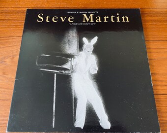 Steve Martin "A Wild and Crazy Guy" Vinyl LP - 1978 WB, Includes Poster