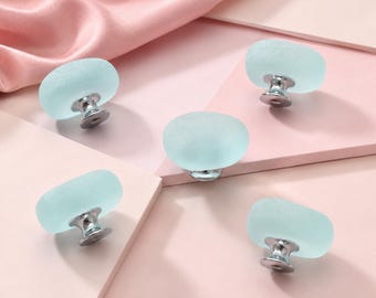 Decoratieve ronde glazen knoppen – Matte knoppen voor dressoirs en lades