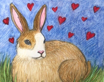 Rabbit watercolor