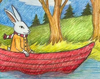 Rabbit drifting.