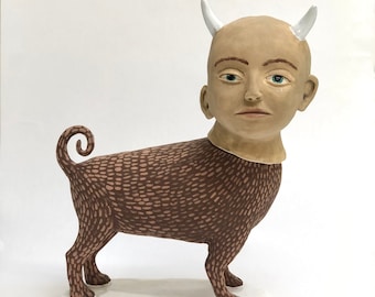 Anthropomorphic ceramic sculpture