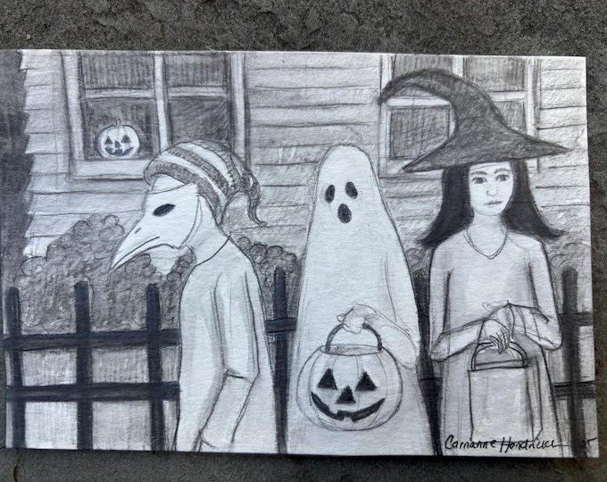 Original Halloween drawing