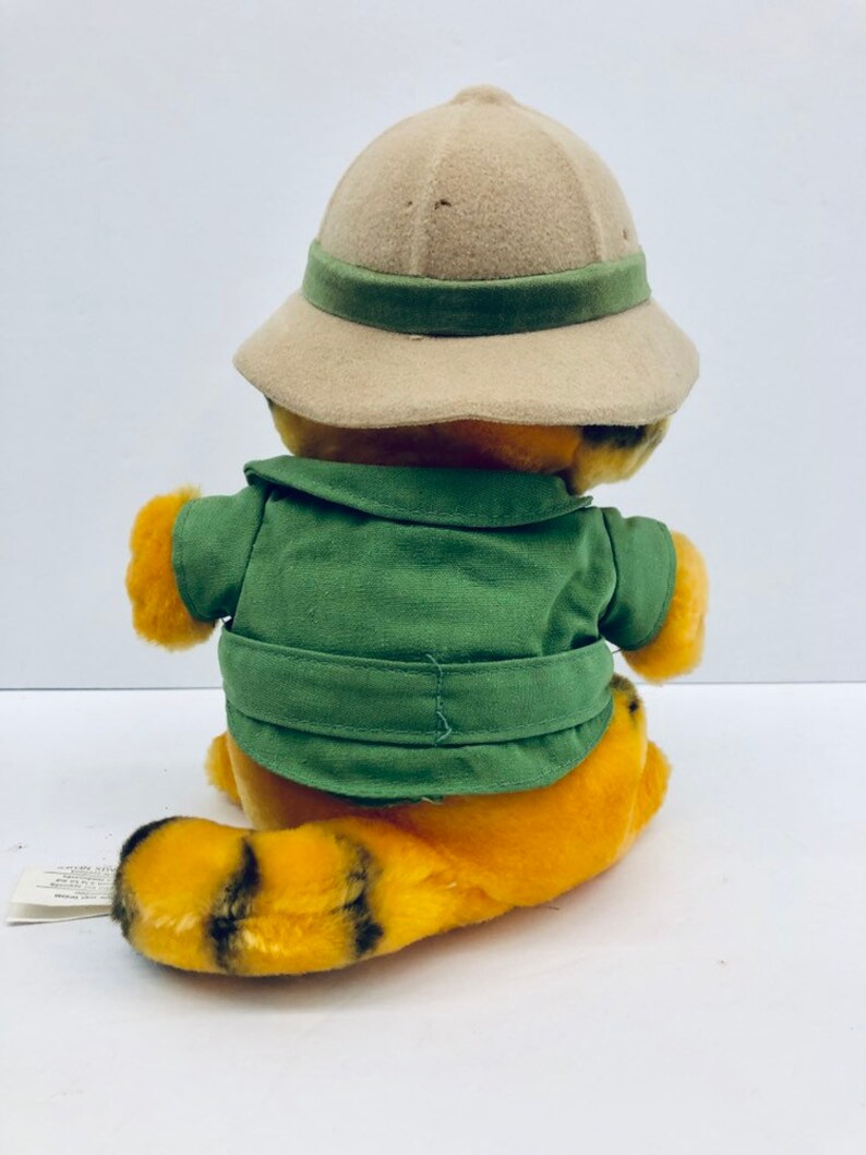 Vintage 1981 Dakin Safari Garfield Plush Garfield Antique Alchemy Vintage Children