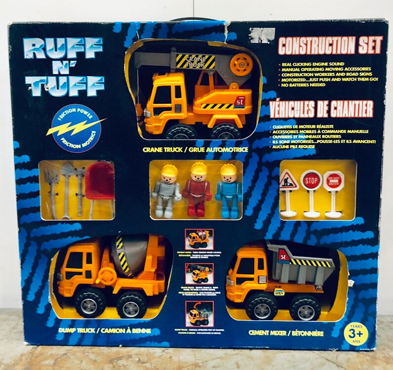 Ruff N Tuff Construction Set Building Play Set Antique Etsy