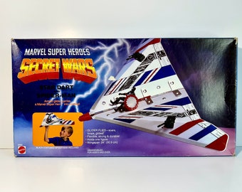 Marvel Super Heroes Secret Wars Star Dart - No Spiderman - 1984 Mattel Glider