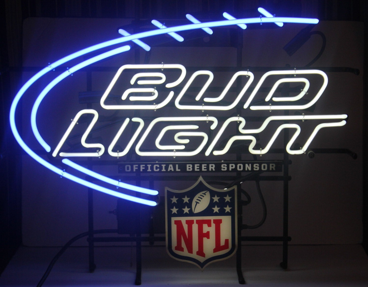 Bud light on sale nfl neon sign