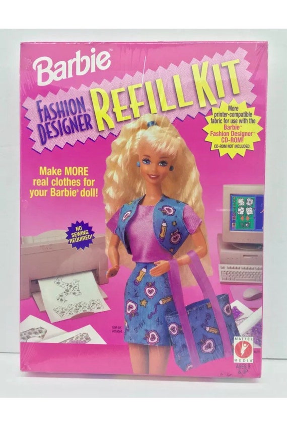 barbie fashion designer cd rom