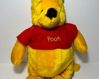Winnie the Pooh Bear 16" Plush Backpack - Disney 1990's