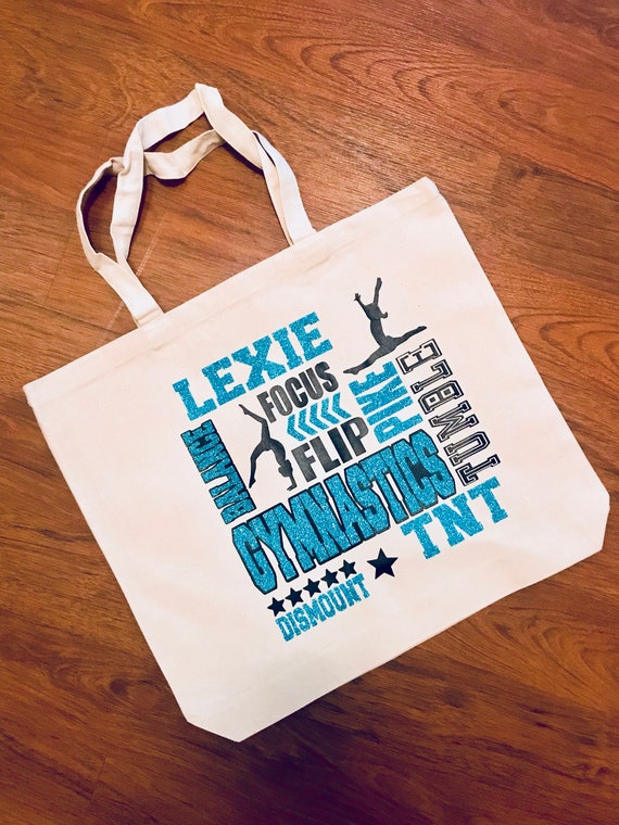 Gymnastics Personalized sport tote bag Il_570xn