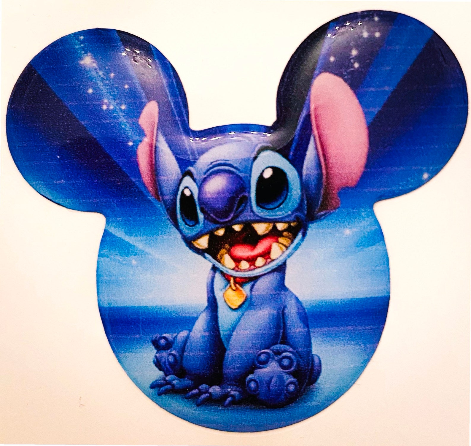 Mickey Head Stitch Pin or Etsy