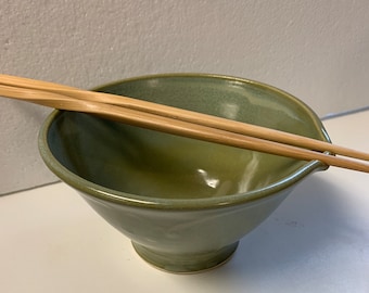 Noodle bowl, ceramic,handmade on my potters wheel