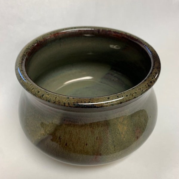 Medium Spaniel bowl, ceramic dog dish, pet bowl, handmade