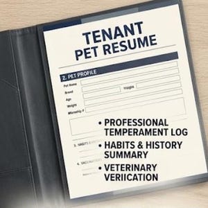 Modelo de currículo para animais de estimação | Currículo para animais de estimação para aluguel | Formulário de triagem de cães | Ficha de perfil de animais de estimação | Biografia de animais de estimação para inquilinos | Word editável, PDF para impressão