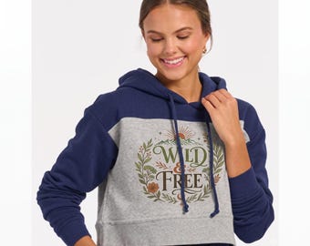 Wild & Free Blumenkranz Cropped Hoodie | Cropped Sweatshirt