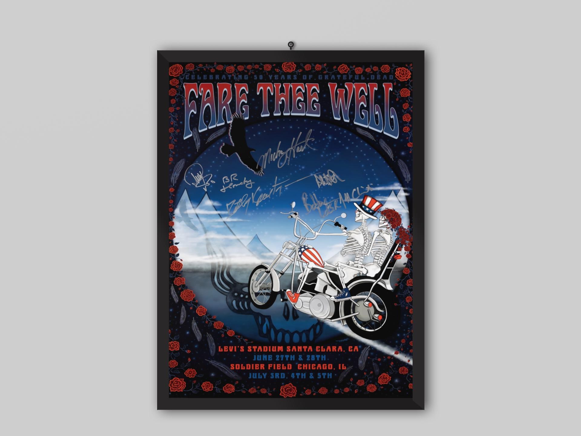 Grateful Dead Fare Thee Well Poster - Etsy Canada