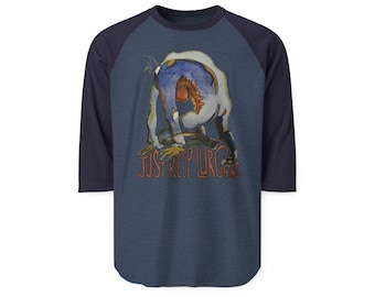 Just Keep Lurching Unisex Three-Quarter Sleeve Raglan Shirt