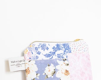 Handmade Patchwork Card and Money Pouch
