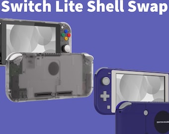 カスタムクリアティールグリーンNintendo Switch Liteコンソール新しい