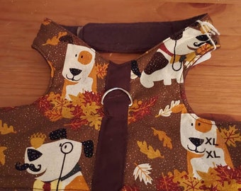 2 XL Comfort Pet Harnesses - XXLarge - Fleece Lined, choose from 4 patterns, Harness Vest