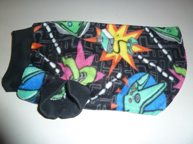 Vroom Winter Shirts Techno Nerd S M Patterns Include: Smurfs L Whimsical Fleece T-Shirts XS Doggy Jackets