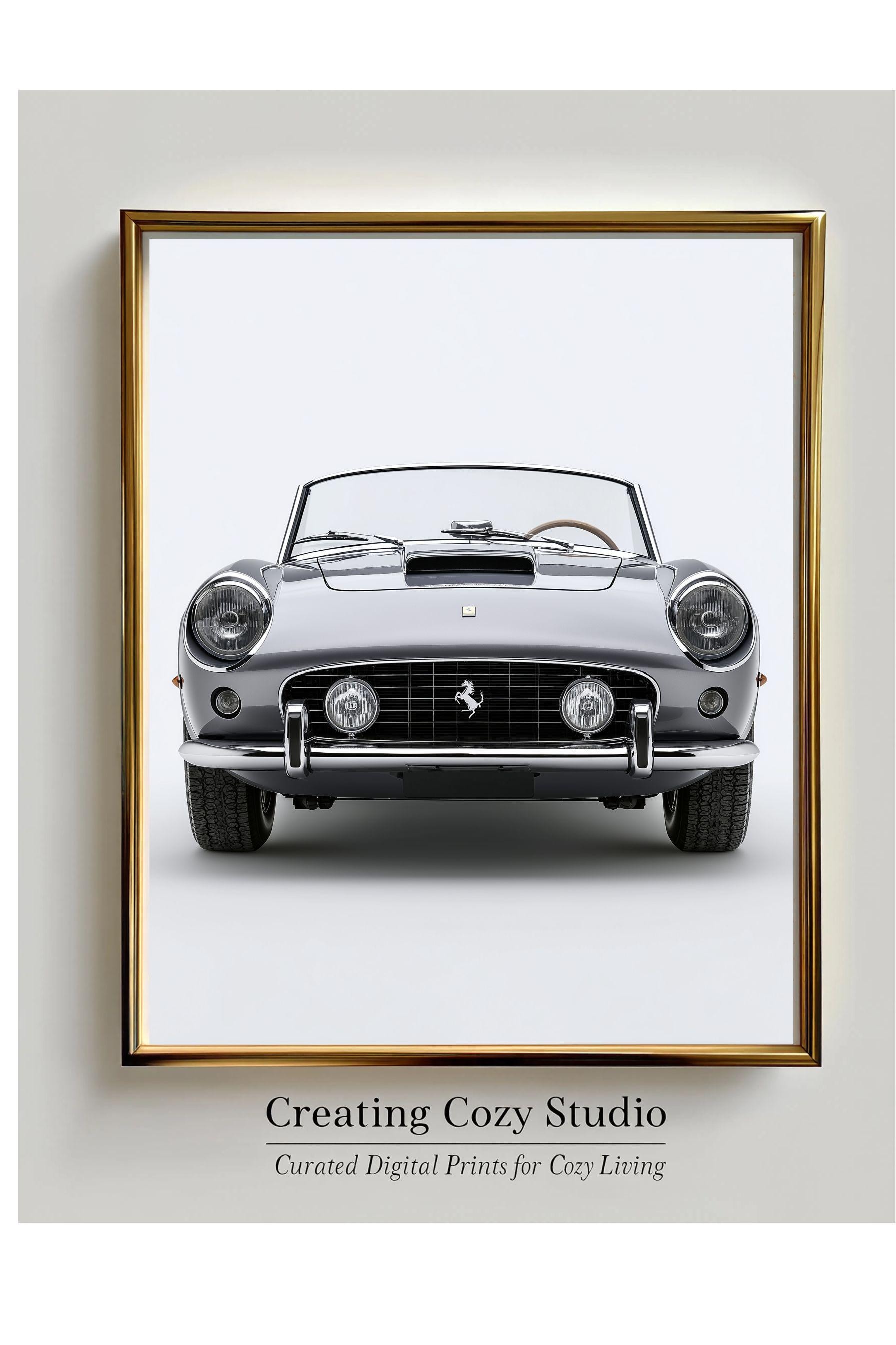 Ferrari California Art - Etsy