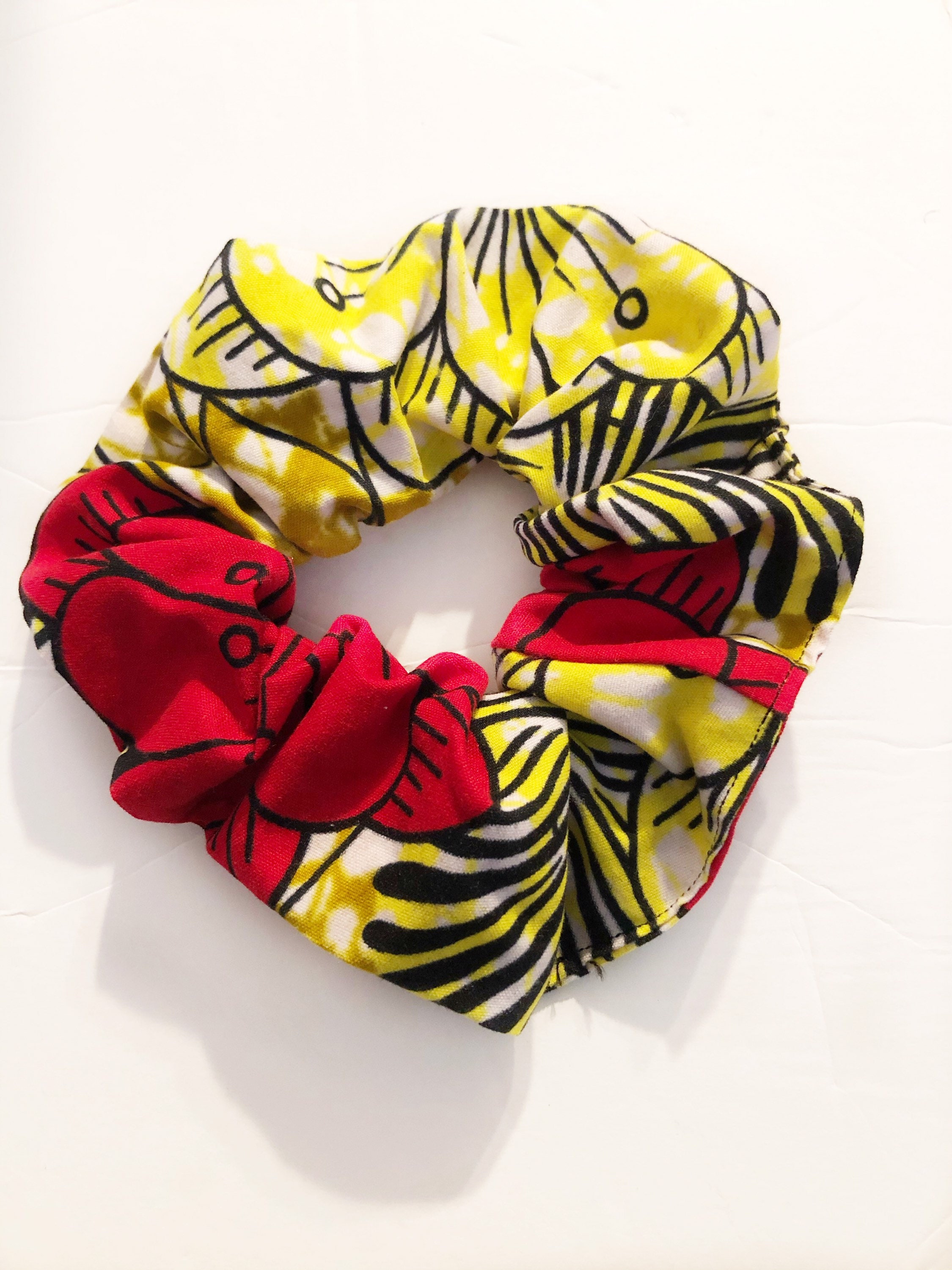African Print Ankara Loc Scrunchies Dreadlock Hair Tie Girl | Etsy
