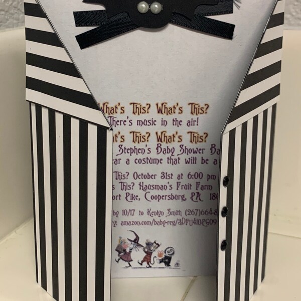 Jack Skellington Birthday Invitation Etsy