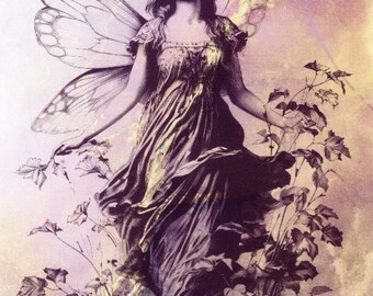 Lavender Fairy Postcard