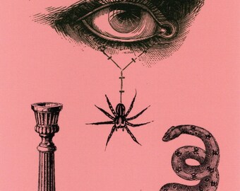 Gothic style postcard.