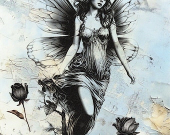 Blue Fairy Postcard