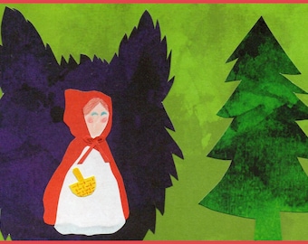 Little Red Riding Hood Postcard