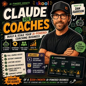 Formation Claude AI pour coachs | Formation Claude Code | Coaching IA pour entreprises | Automatisation IA | Téléchargement numérique | Claude pour coachs
