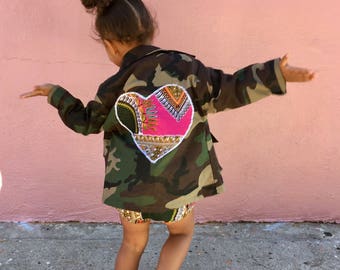 little girls camo jacket