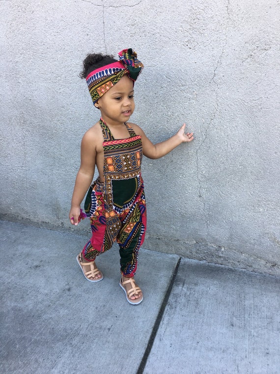 ankara jumpsuit for baby girl