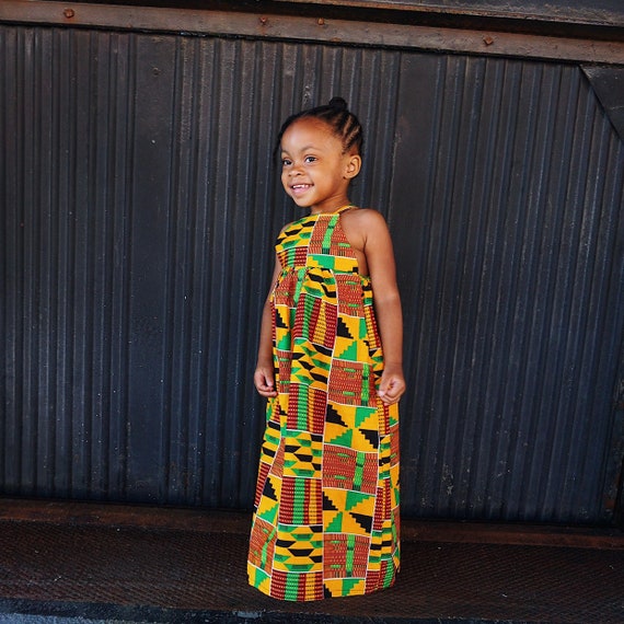 5T NB Black Orange Green Kente Print African Ankara Kente Print Romper Baby Jumpsuit Toddler Kids Girls