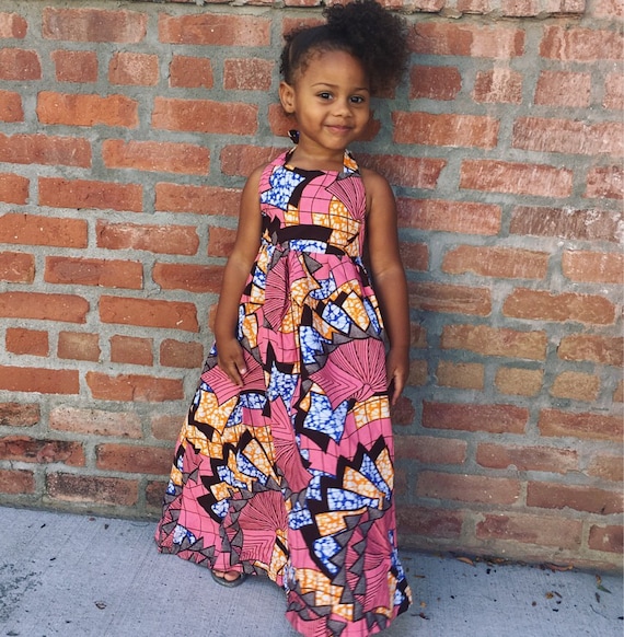 little girl boho maxi dress