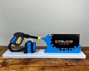 Pressure Washing Business Card Holder, Power Washer Desk Accessory, Contractor Gift