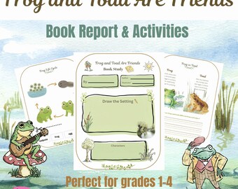 Frog and Toad Are Friends Book Study and Activities